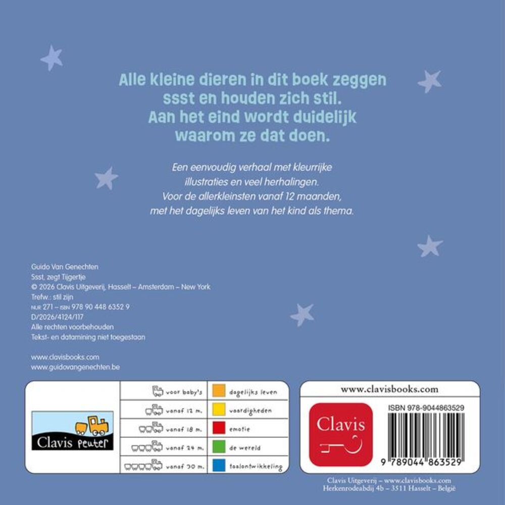 Ssst, zegt Tijgertje Ssst, zegt Tijgertje