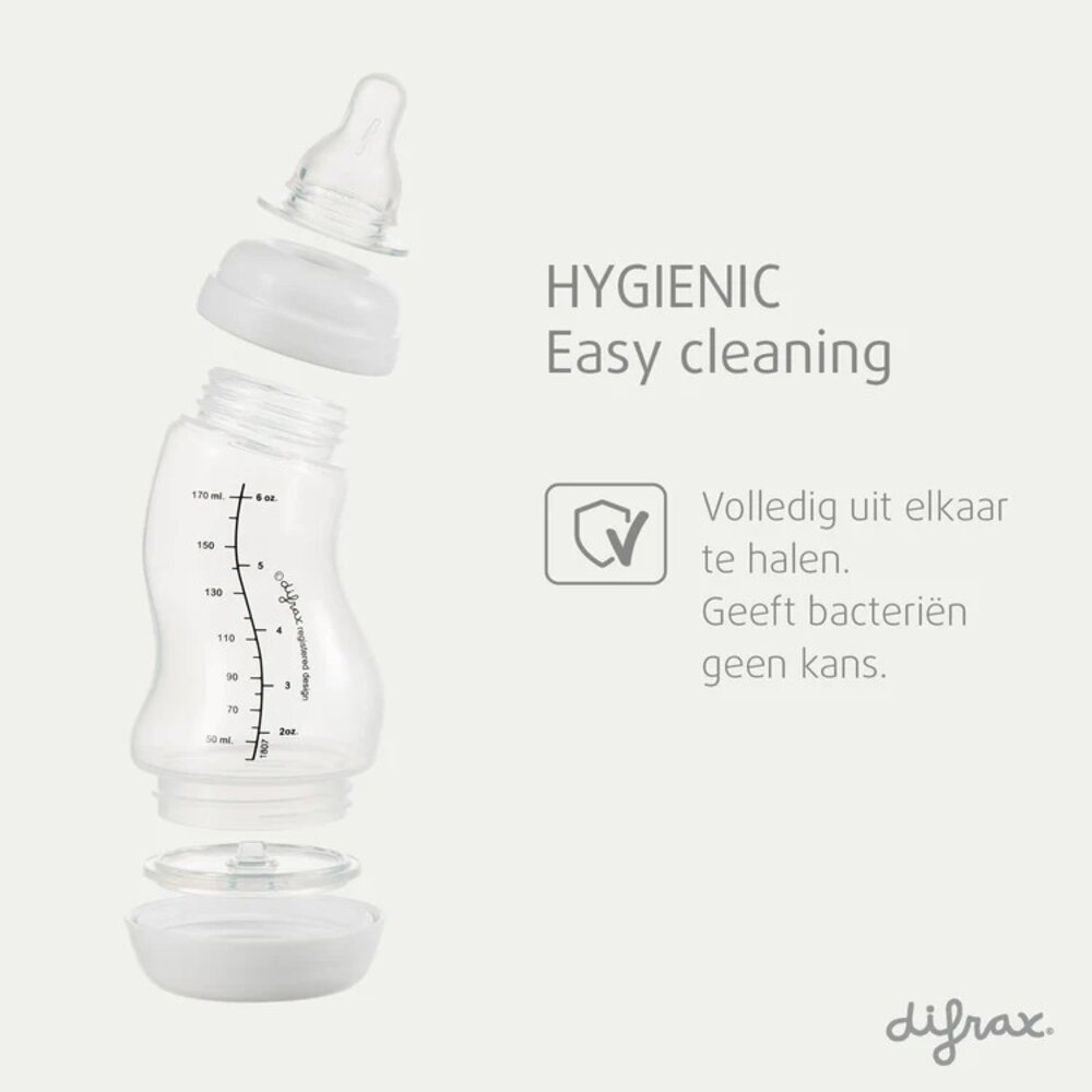 S-fles wide 310 ml Ivory