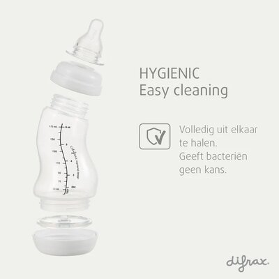S-fles wide 310 ml Ivory