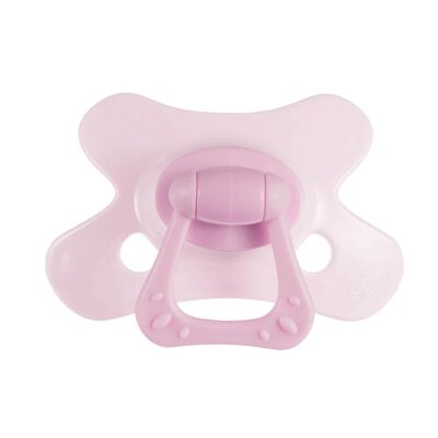 Fopspeen dental 12+m Roze quartz Fopspeen dental 12+m Roze quartz