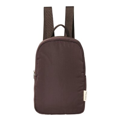 Puffy Mini Backpack Brown Puffy Mini Backpack Brown