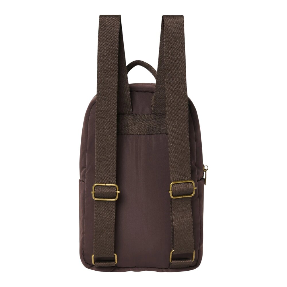 Puffy Mini Backpack Brown Puffy Mini Backpack Brown