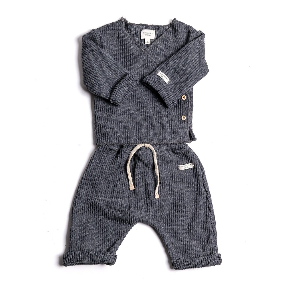 Twinset met gekruiste opening Aqua Twinset met gekruiste opening Aqua