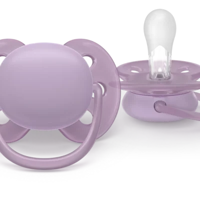 Fopspeen +0m Soft Roze/lila