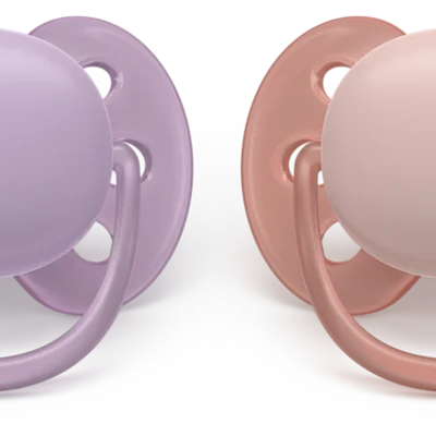 Fopspeen +0m Soft Roze/lila