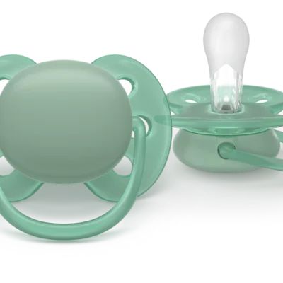 Fopspeen +0m Soft Blauw/groen Fopspeen +0m Soft Blauw/groen