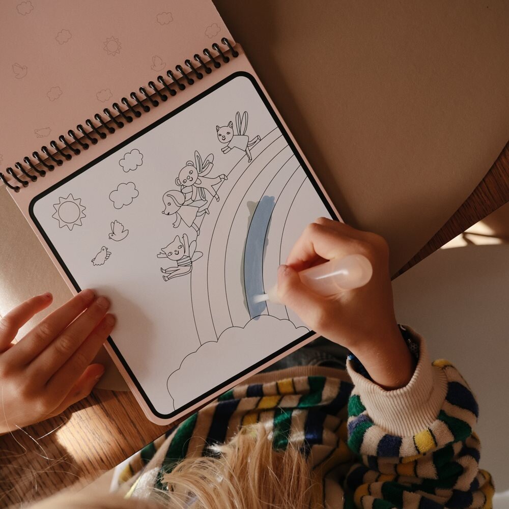 Reusable water color pad Fairies Reusable water color pad Fairies