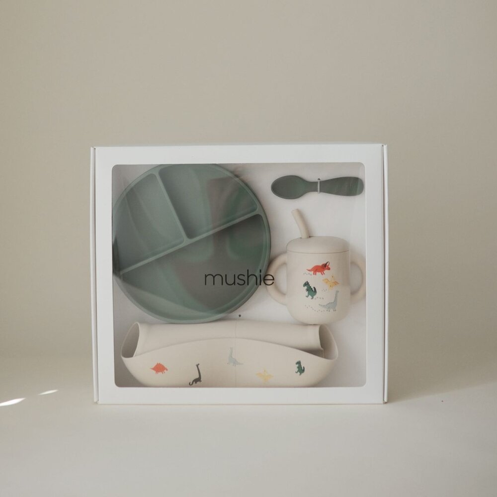 Giftbox - Peuter eetset Dino Giftbox - Peuter eetset Dino