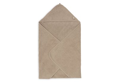 Badcape Badstof 100x100cm Milky Coffee