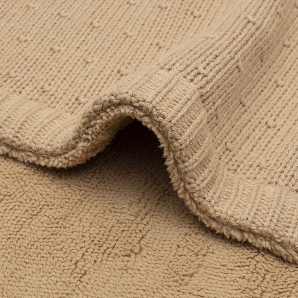 Deken Ledikant 100x150cm Sprinkle Knit Hazel/Fluffy