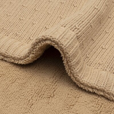 Deken Ledikant 100x150cm Sprinkle Knit Hazel/Fluffy