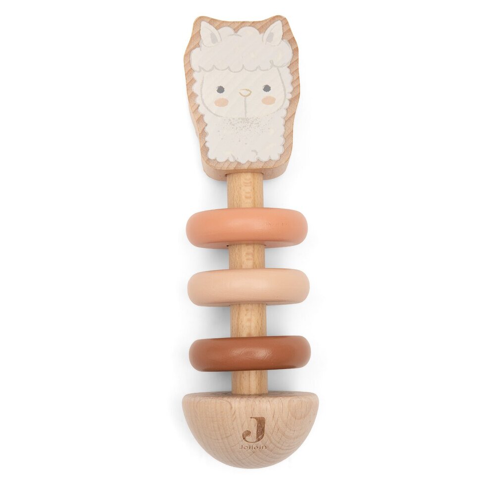 Houten Rammelaar Alpaca Paco