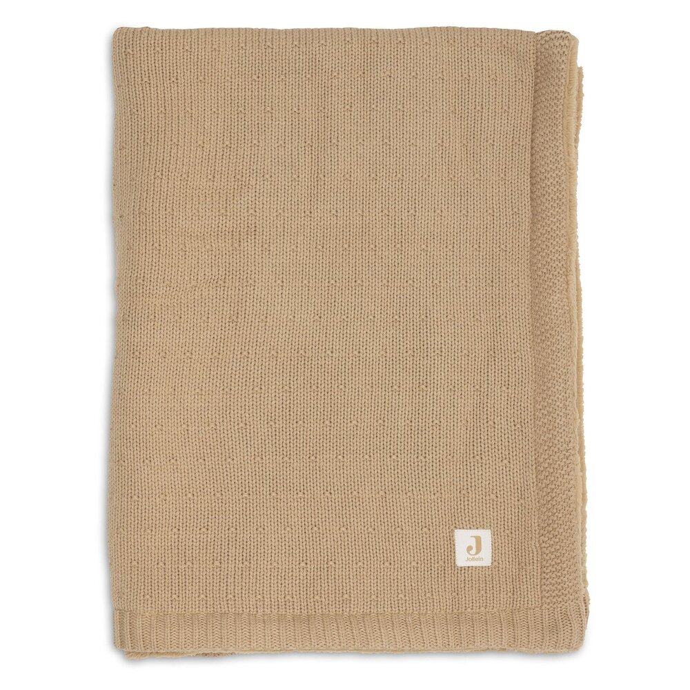 Deken Ledikant 100x150cm Sprinkle Knit Hazel/Fluffy