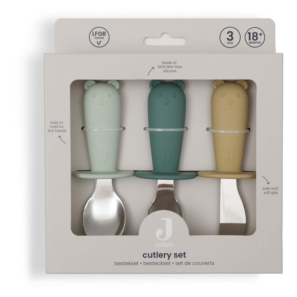 Bestekset Siliconen - Jade Shades