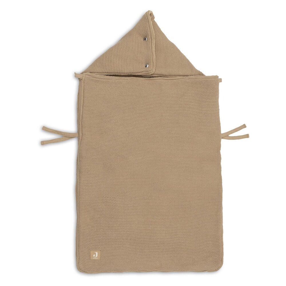 Voetenzak groep 0+ 3/5 punts gordel Basic Knit Hazel