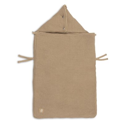 Voetenzak groep 0+ 3/5 punts gordel Basic Knit Hazel