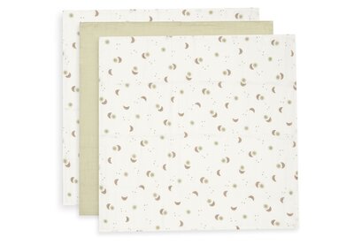 Hydrofiele Doek Small 70x70cm - 3 stuks Over the Moon