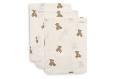 Hydrofiel Washandje 15x20cm - 3 stuks Mini Teddy Bear Hydrofiel Washandje 15x20cm - 3 stuks Mini Teddy Bear