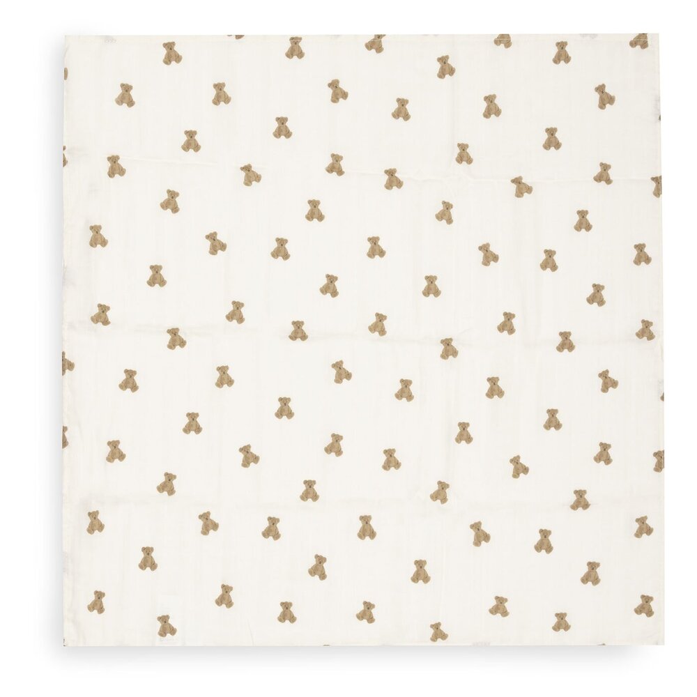 Hydrofiele Doek Small 70x70cm - 3 stuks Mini Teddy Bear Hydrofiele Doek Small 70x70cm - 3 stuks Mini Teddy Bear