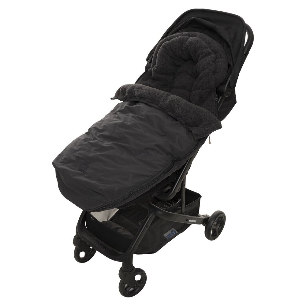 Voetenzak buggy/kinderwagen Embossed Nearly black