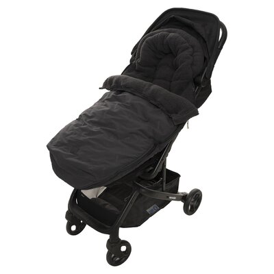 Voetenzak buggy/kinderwagen Embossed Nearly black