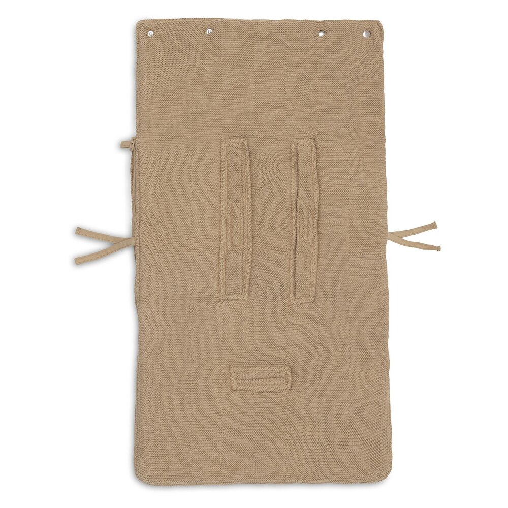 Voetenzak groep 0+ 3/5 punts gordel Basic Knit Hazel