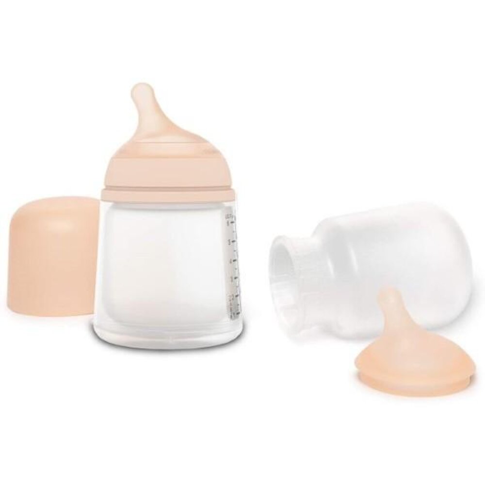 Zero.zero - pack breastfeeding bottle - 180ml a flow