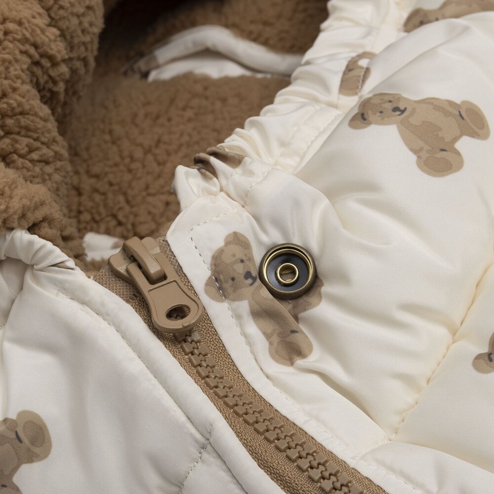 Voetenzak groep 0+ 3/5 punts Puffed Mini Teddy Bear