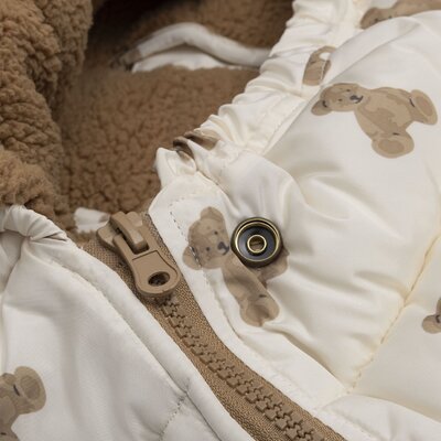 Voetenzak groep 0+ 3/5 punts Puffed Mini Teddy Bear