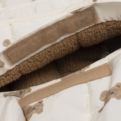 Voetenzak groep 0+ 3/5 punts Puffed Mini Teddy Bear