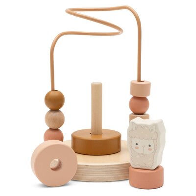 Houten Spiraal Alpaca Paco