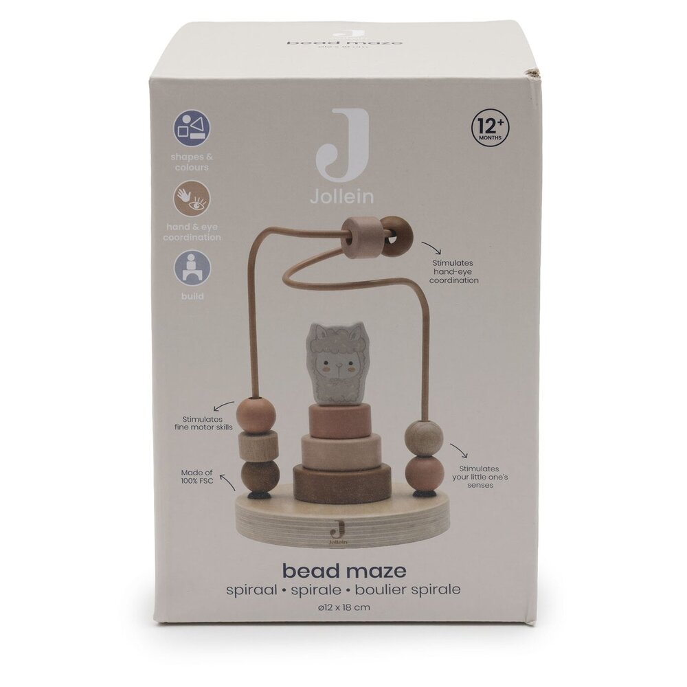 Houten Spiraal Alpaca Paco