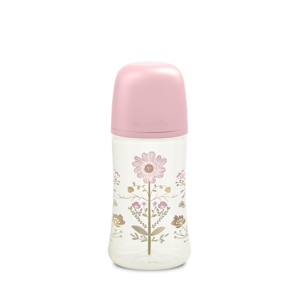 Gold - bottle - sili. - medium flow - 270ml Pink