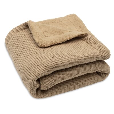 Deken Wieg 75x100cm Sprinkle Knit Hazel/Fluffy