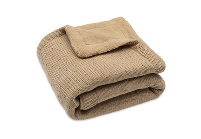 Deken Wieg 75x100cm Sprinkle Knit Hazel/Fluffy Deken Wieg 75x100cm Sprinkle Knit Hazel/Fluffy