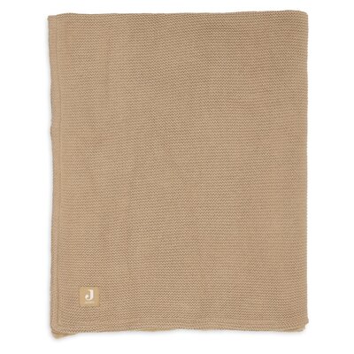 Deken Ledikant 100x150cm Basic Knit Hazel/Fleece