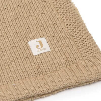 Deken Wieg 75x100cm Sprinkle Knit Hazel/Fluffy
