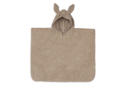 Badponcho Badstof Milky Coffee Badponcho Badstof Milky Coffee