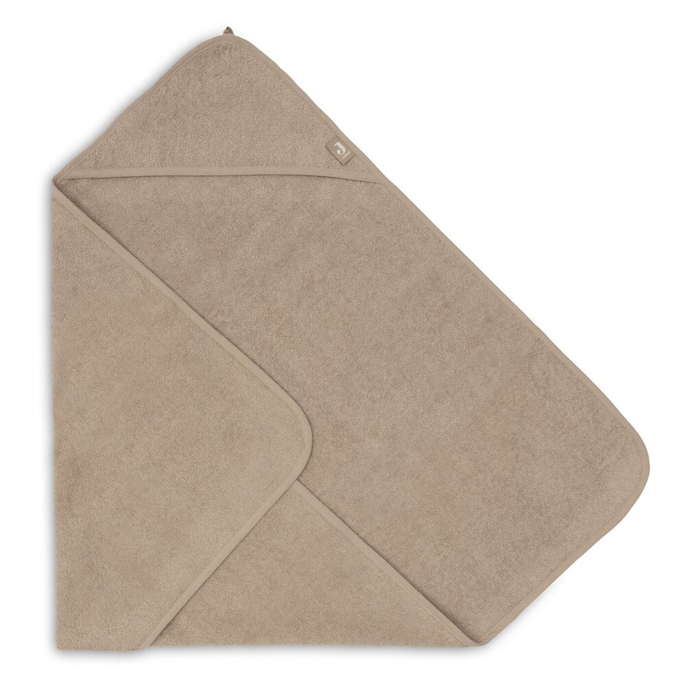 Badcape Badstof 75x75cm Milky Coffee