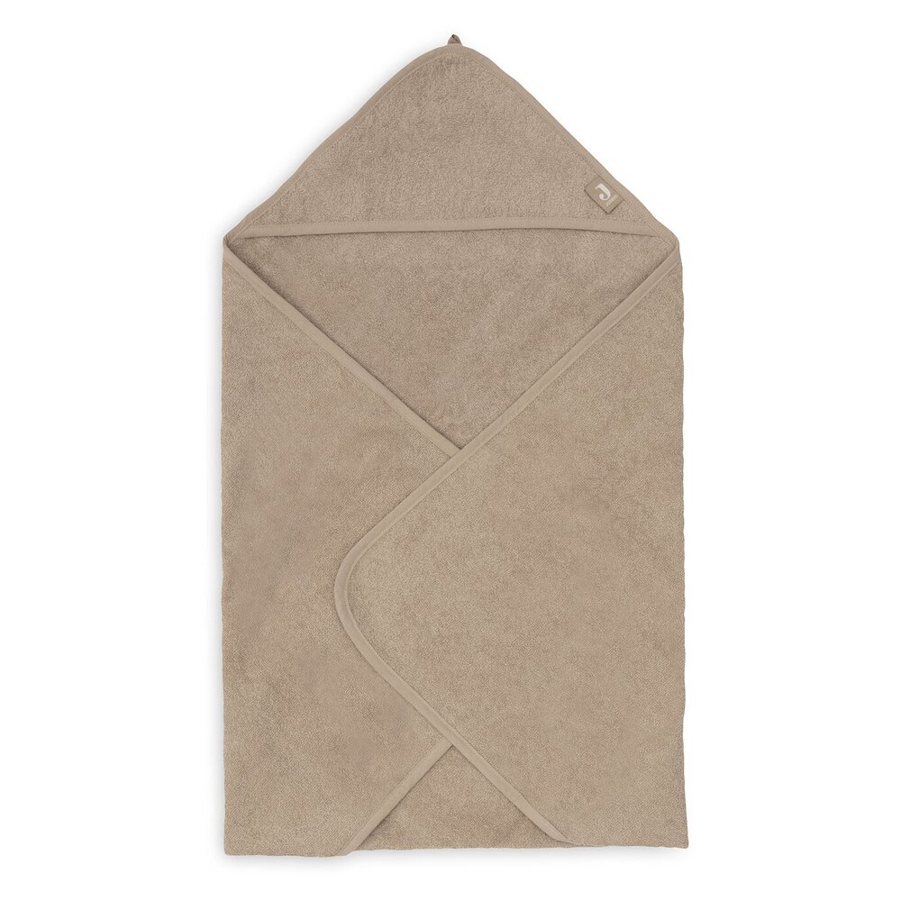 Badcape Badstof 75x75cm Milky Coffee
