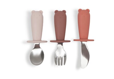 Bestekset Siliconen Blush Shades Bestekset Siliconen Blush Shades