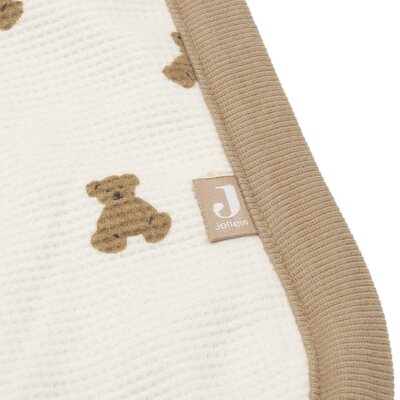 Deken Wieg 75x100cm Mini Teddy Bear Little Waffle Deken Wieg 75x100cm Mini Teddy Bear Little Waffle