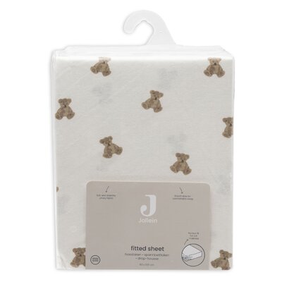 Hoeslaken Jersey 60x120cm Mini Teddy Bear Hoeslaken Jersey 60x120cm Mini Teddy Bear