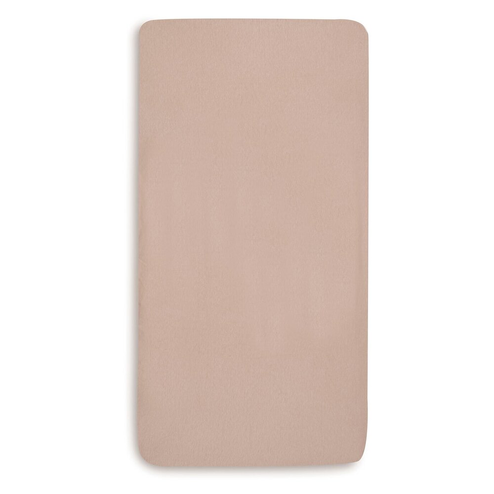 Hoeslaken Jersey 40/50x80/90cm - 2 stuks Light Terra/Oatmeal Hoeslaken Jersey 40/50x80/90cm - 2 stuks Light Terra/Oatmeal