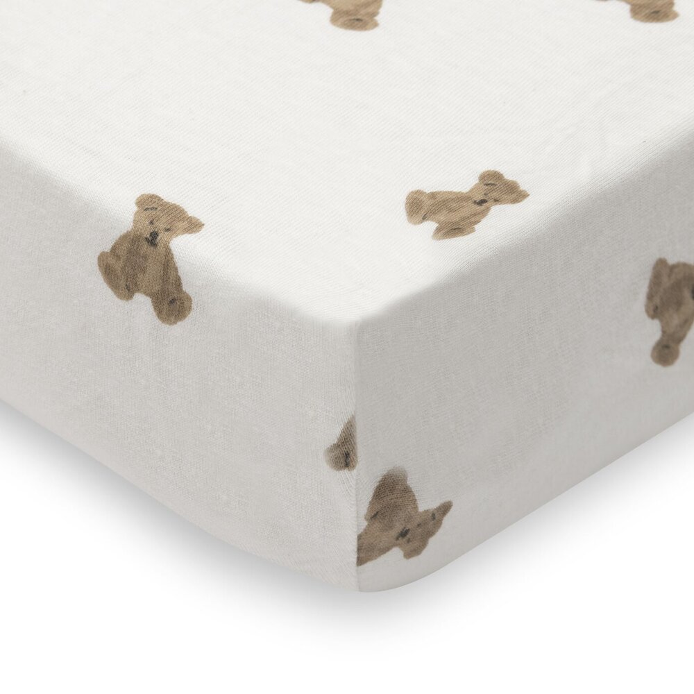 Hoeslaken Jersey 40/50x80/90cm Mini Teddy Bear Hoeslaken Jersey 40/50x80/90cm Mini Teddy Bear