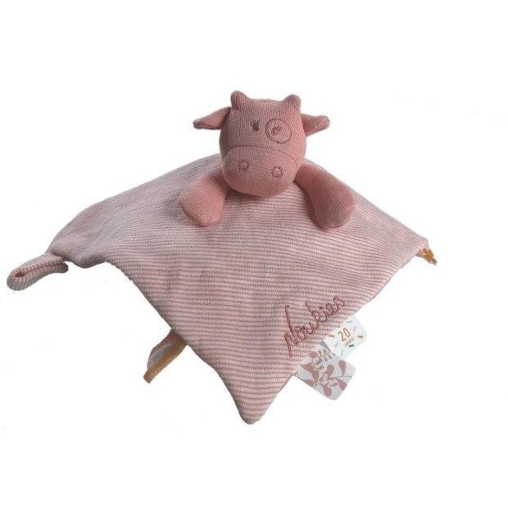 Paco, Nouky & Lola - lola rose doudou coton bio roze
