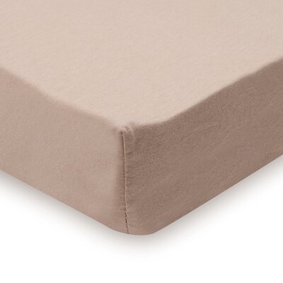 Hoeslaken Jersey 60x120cm Light Terra/Oatmeal Hoeslaken Jersey 60x120cm Light Terra/Oatmeal