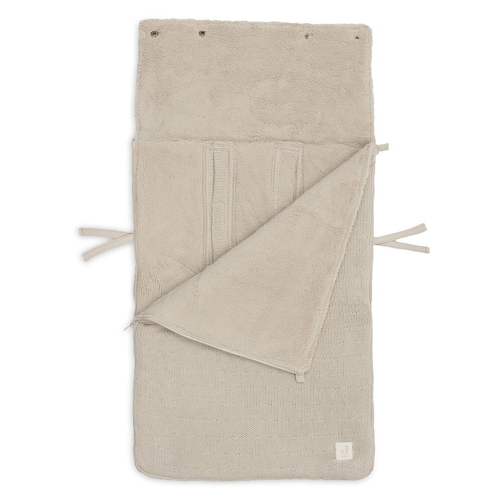 Voetenzak groep 0+ 3/5 punts gordel Sprinkle Knit Sand Voetenzak groep 0+ 3/5 punts gordel Sprinkle Knit Sand