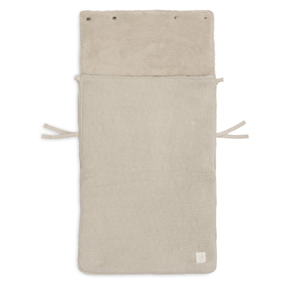 Voetenzak groep 0+ 3/5 punts gordel Sprinkle Knit Sand Voetenzak groep 0+ 3/5 punts gordel Sprinkle Knit Sand