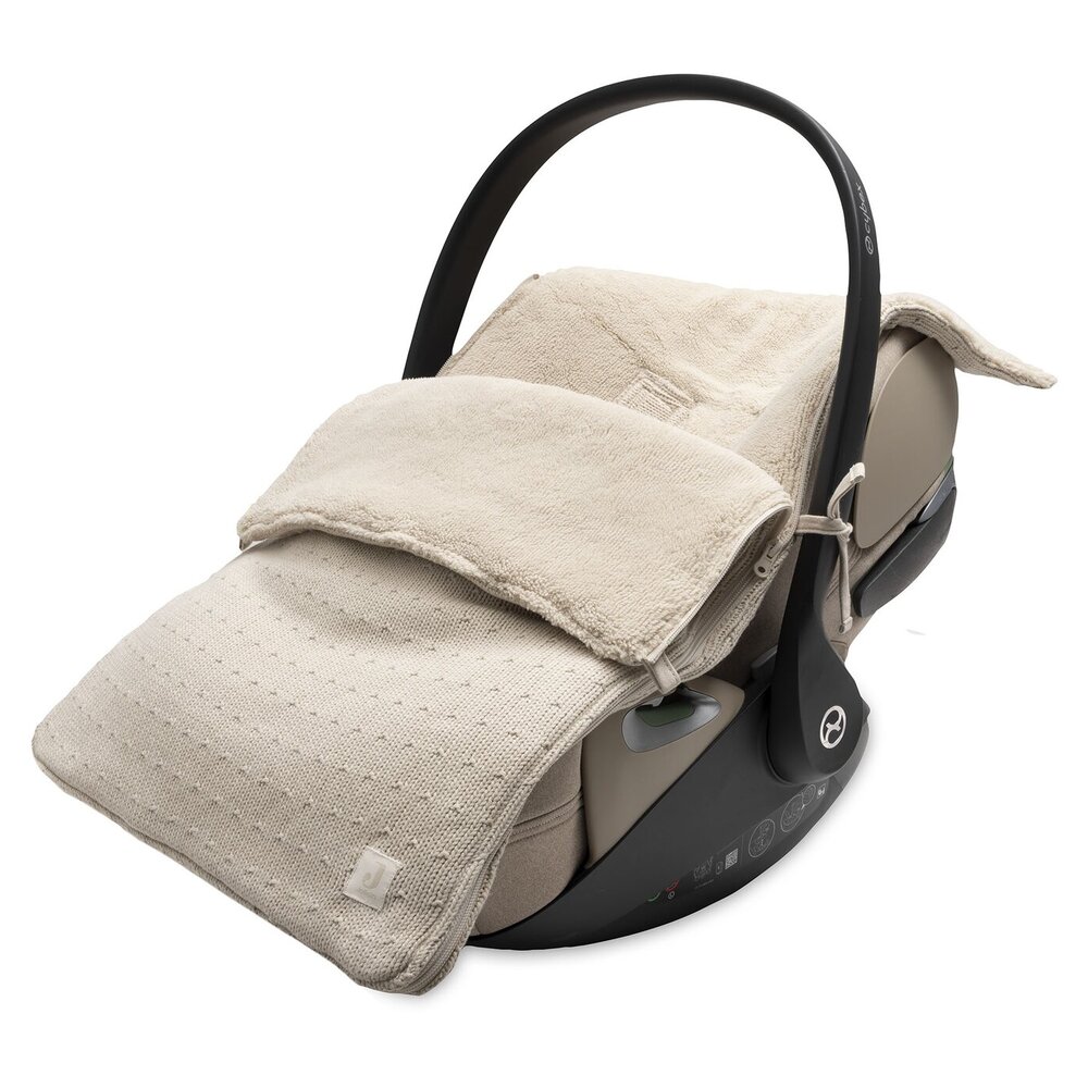 Voetenzak groep 0+ 3/5 punts gordel Sprinkle Knit Sand Voetenzak groep 0+ 3/5 punts gordel Sprinkle Knit Sand